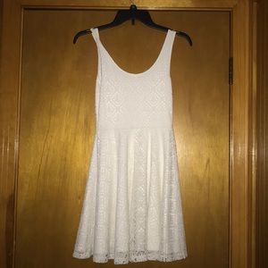 Short white dress
